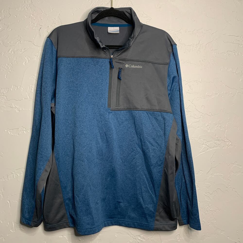 Columbia Harlem Park Hybrid Quarter Zip‎ Hoodie Jacket Mens Large gorpcore camp